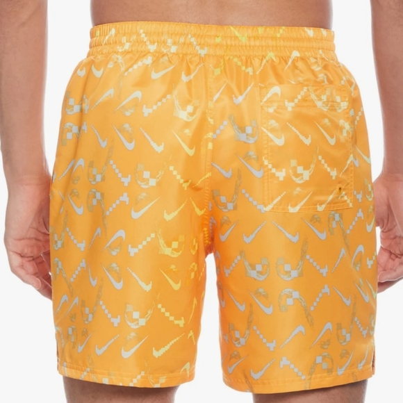 Men's Digi Swoosh Ombre Lap Swim Trunks Size 2XL - Picture 2 of 10